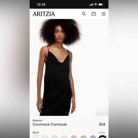 Cowlneck camisole - Picture 4 of 4